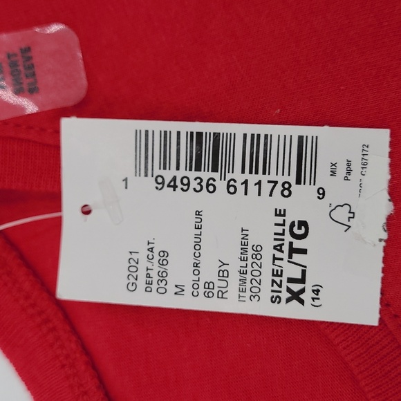 The Children's Place 'All-American Girl' Short Sleeve Tee sz. XL-14 - Picture 5 of 5